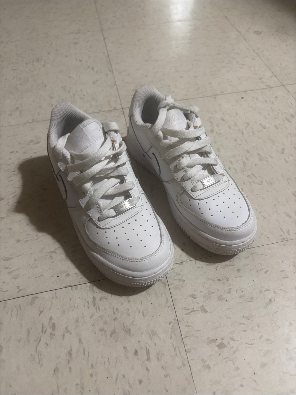 Nike Kids White Low-Top Sneakers